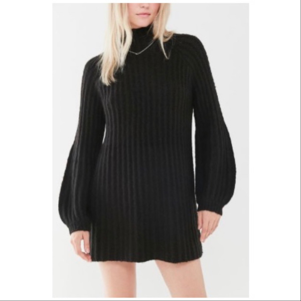 Truly Madly Deeply Balloon Sleeve Sweater Dress